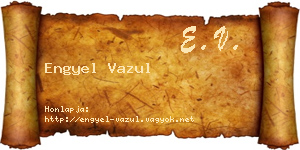 Engyel Vazul névjegykártya